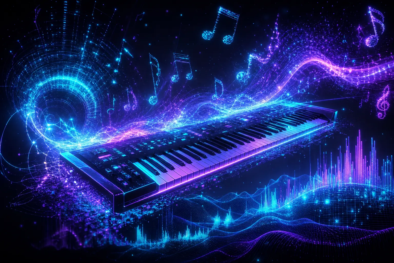 AI 音樂生成視覺化