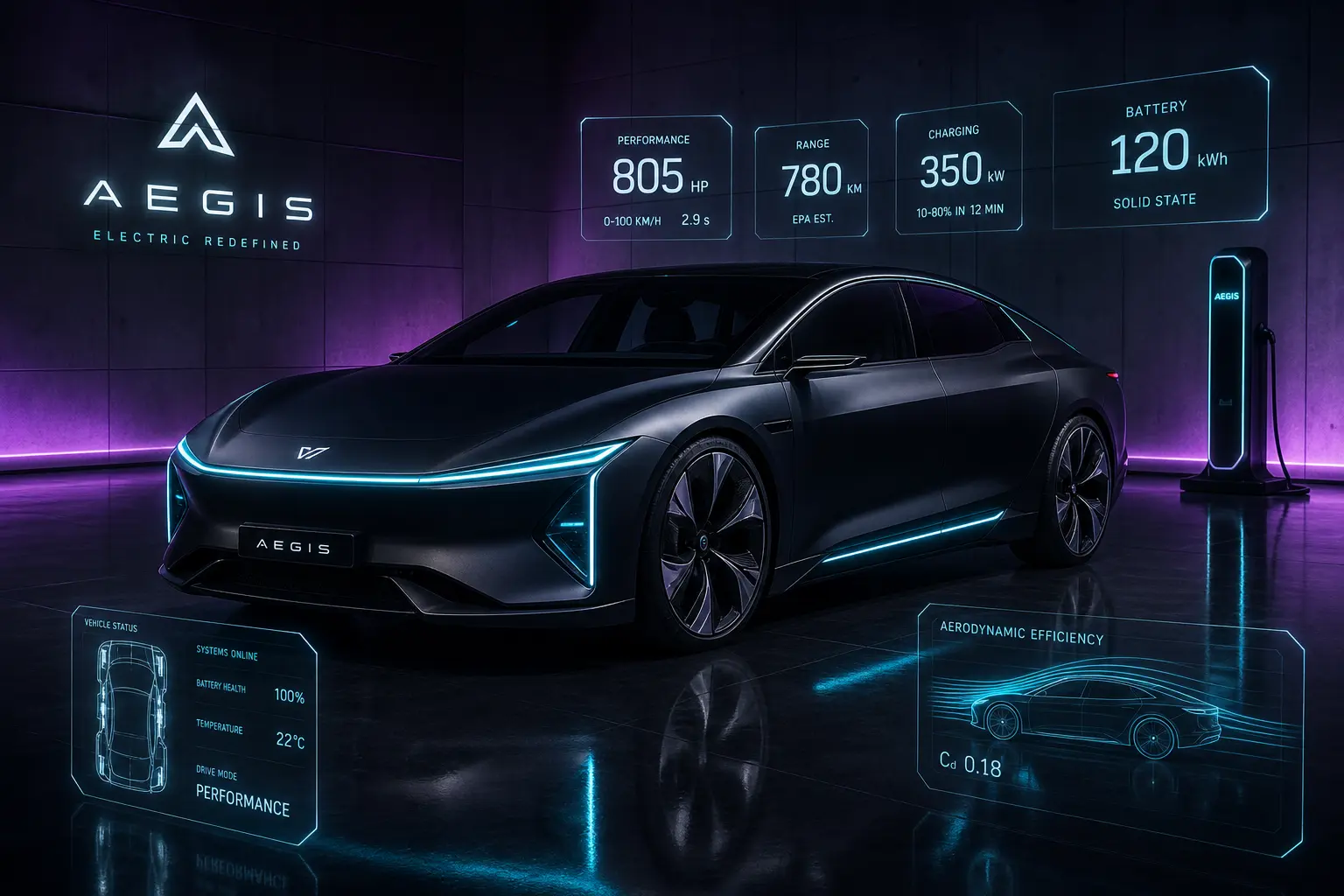 AI 品牌發想 — 概念電動車